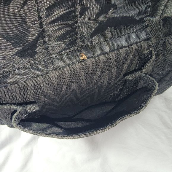 Roxy She Said Canvas Black Backpack Casual Outdoors School Going Out Travel - Picture 8 of 9